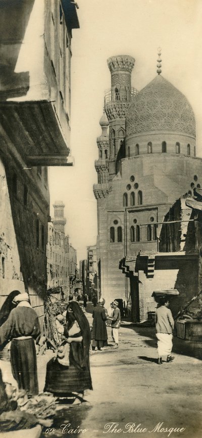 Kairo - Den Blå Moske, c1918-c1939. af Unbekannt