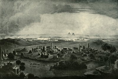 Kairo og pyramiderne, begyndelsen af det 19. århundrede, 1901. af Unbekannt