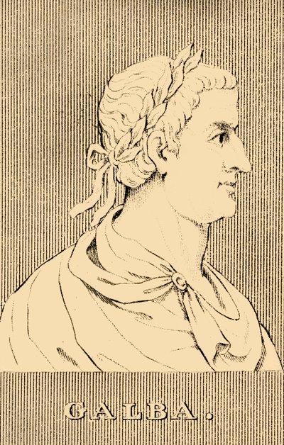Calba, 3 f.Kr. - 69 e.Kr., 1830. af Unbekannt