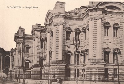 Calcutta - Bengal Bank, c1900 af Unbekannt