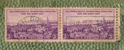 California Pacific International Exposition - amerikansk frimærke, c1935 af Unbekannt