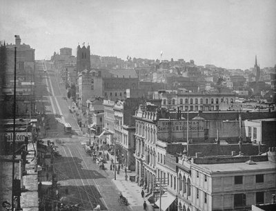 California Street, San Francisco, c1897. af Unbekannt