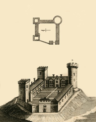 Cambridge Castle, c1783. af Unbekannt