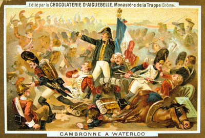 Cambronne ved slaget ved Waterloo, 18. juni, 1815, 1800-tallet af Unbekannt