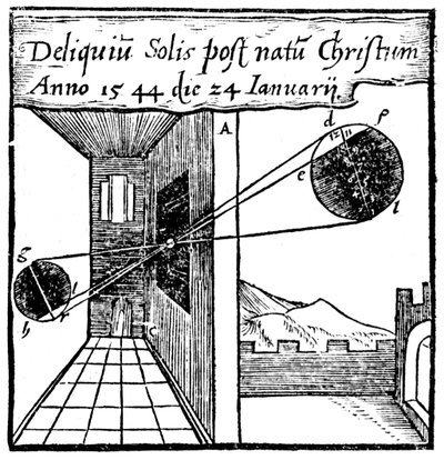 Camera obscura, 1561 af Unbekannt