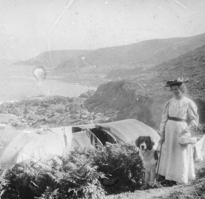 Camping, slutningen af det 19. eller begyndelsen af det 20. århundrede af Unbekannt
