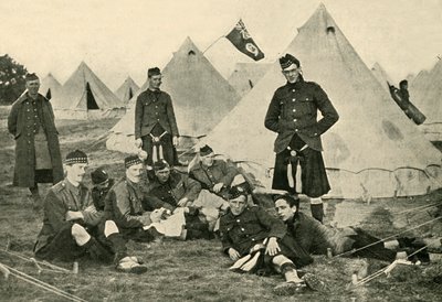Canadiske soldater, Første Verdenskrig, 1914, c1920. af Unbekannt