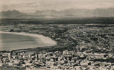 Cape Town - Table Bay med Stellenbosch og Hottentots Holland Mountains, Sydafrika. af Unbekannt