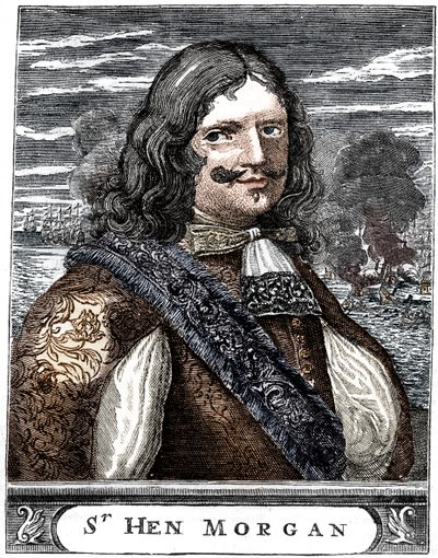 Kaptajn Morgan, 1600-tals bjergmand, c1880. af Unbekannt