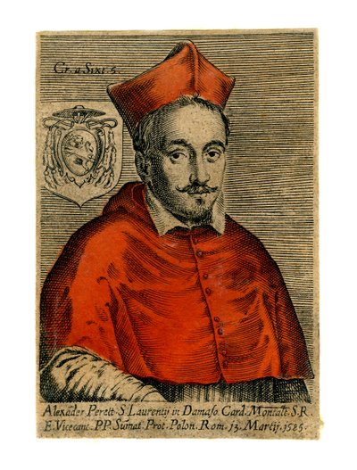 Kardinal Alexander Perett, 1585 af Unbekannt