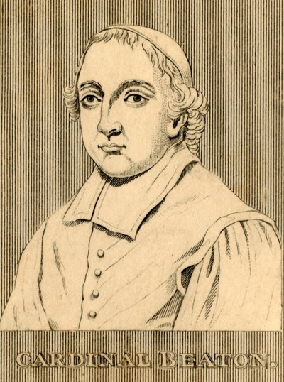Kardinal Beaton, 1494-1546, 1830. af Unbekannt