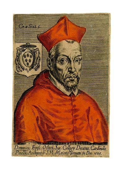 Kardinal Pinette, 1585 af Unbekannt