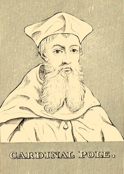 Cardinal Pole, 1500-1558, 1830. af Unbekannt