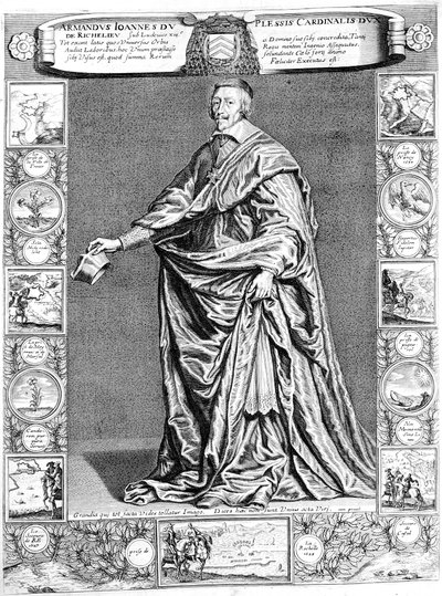 Kardinal Richelieu, c1637, 1700-tallet af Unbekannt