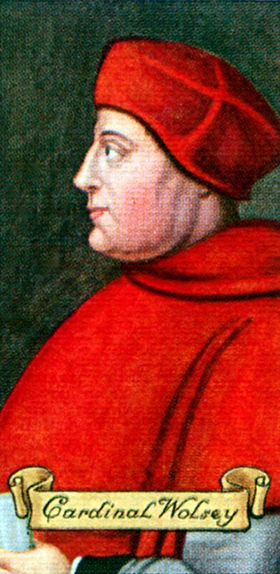 Kardinal Wolsey, taget fra en række cigaretkort, 1935 af Unbekannt