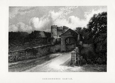 Carisbrooke Castle, Newport, Isle of Wight, 1896 af Unbekannt