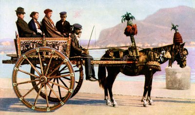 Cart, Palermo, Sicilien, c1923 af Unbekannt