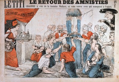 Tegneserie, Paris Kommune, 1871 af Unbekannt
