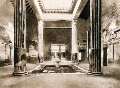 Sølvbryllupets hus, Pompeji, Italien, omkring 1900-tallet af Unbekannt