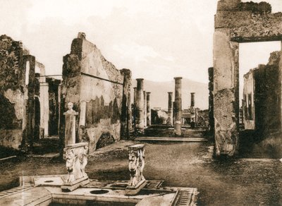 Cornelio Rufos hus, Pompeji, Italien, omkring 1900-tallet af Unbekannt