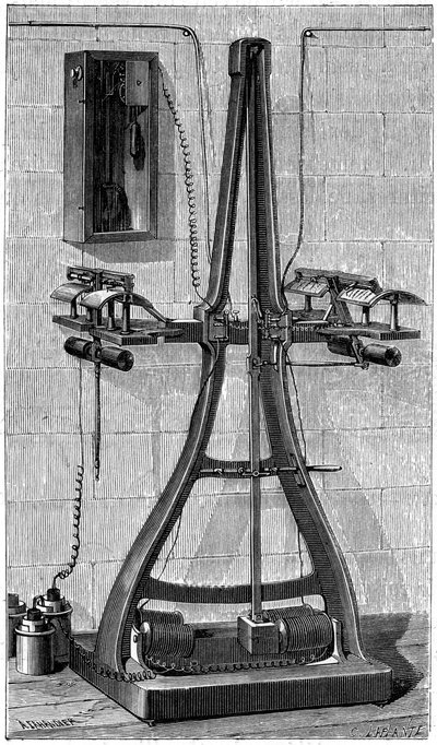 Casellis pantelegraf, 1874 af Unbekannt