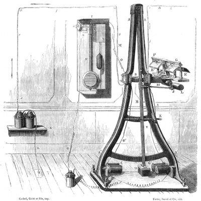 Casellis pantelegraf fra 1865, c1870 af Unbekannt