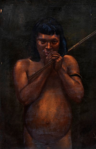 Cashivo Indian, ca. 1890-1892. af Unbekannt