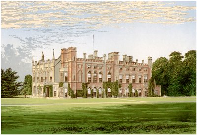 Cassiobury Park, Hertfordshire, hjemsted for jarlen af Essex, c1880 af Unbekannt