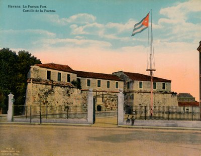 Castle of the Royal Force, Havana, Cuba, c1920 af Unbekannt
