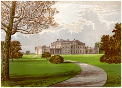 Castle Coole, Enniskillen, County Fermanagh, hjemsted for jarlen af Belmore, c1880 af Unbekannt