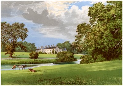 Castle MacGarrett, County Mayo, Irland, hjemsted for Lord Oranmore, c1880 af Unbekannt