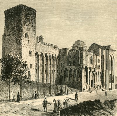 Pavenes Slot, Avignon, 1890. af Unbekannt
