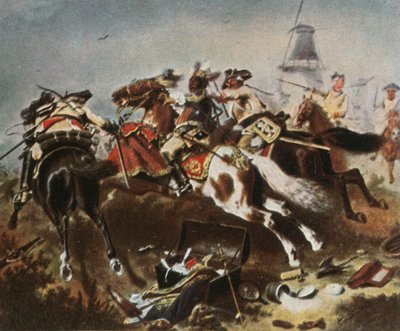 Kavaleriforlovelse ved Rossbach, 5. november 1757, 1936. af Unbekannt