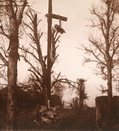 Kirkegård i Arras, Nordfrankrig, c1914-c1918 af Unbekannt