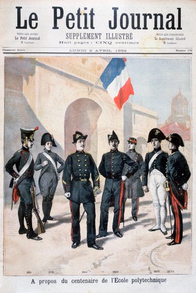 Hundredårsdagen for den polytekniske skole, Paris, 1894 af Unbekannt