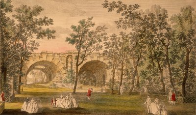 Centre Crosswalk, Vauxhall Gardens, London, c1751 af Unbekannt