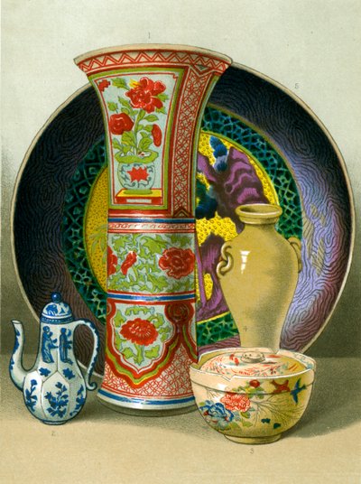 Keramik, kinesisk og japansk porcelæn af Unbekannt