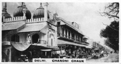 Chandni Chowk, Delhi, Indien, c1925 af Unbekannt