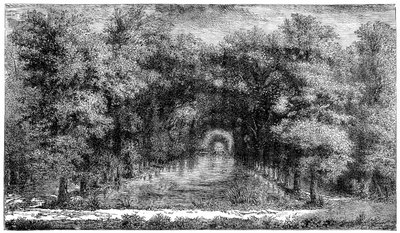 Chantilly Park, Paris, Frankrig, 1885 af Unbekannt