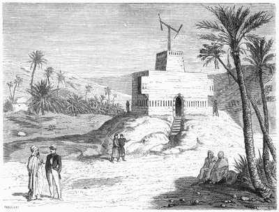 Chappes lufttelegrafsystem, Algeriet, midten af det 19. århundrede, c1870. af Unbekannt