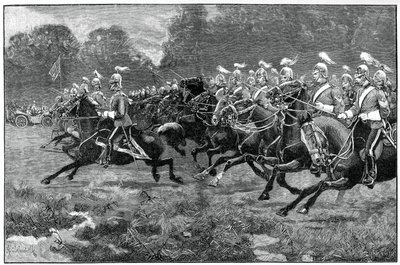 Anklagen for den 5. og 7. Dragoon Guard, anmeldelse i Windsor Park, 1900 af Unbekannt