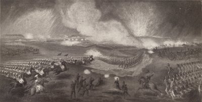 Anklagen for de britiske tropper på vejen til Windlesham, 24. april 1854, 1854 1909 af Unbekannt