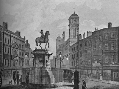 Charing Cross og Northumberland House, 1907 af Unbekannt