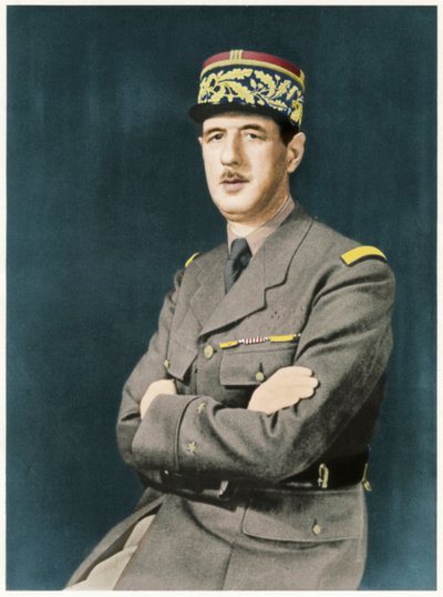 Charles André Joseph Marie De Gaulle, 1940 af Unbekannt