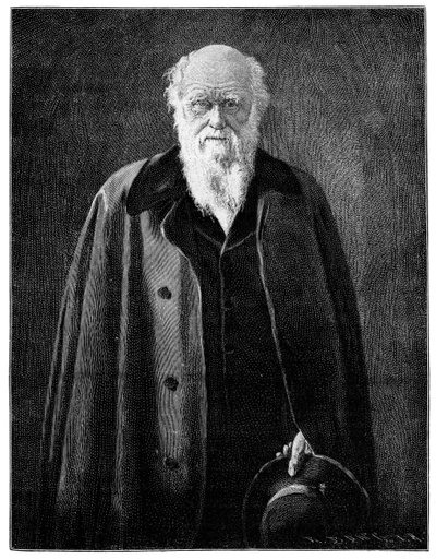 Charles Darwin, kendt naturforsker og tænker, 1900 af Unbekannt