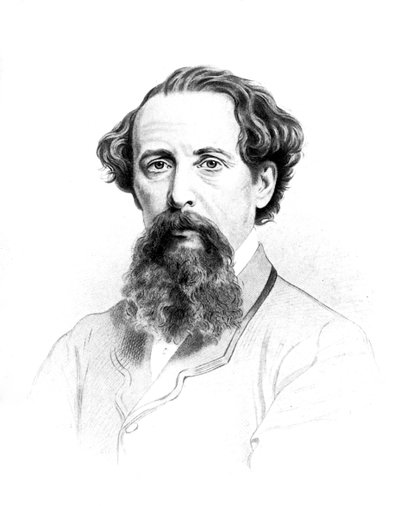 Charles Dickens, engelsk forfatter fra det 19. århundrede, 1910 af Unbekannt