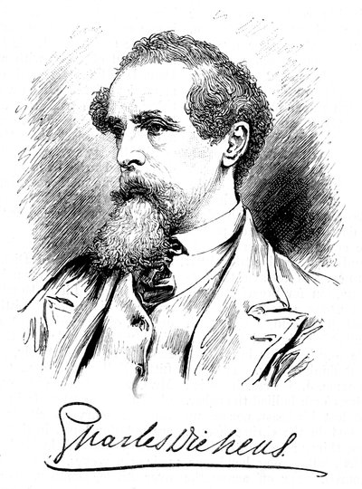 Charles Dickens, engelsk forfatter og journalist, c1860