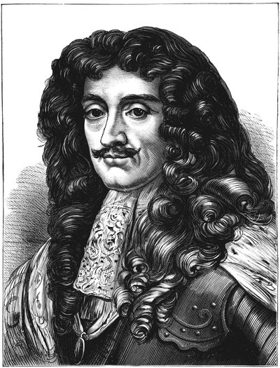 Charles II, konge af Storbritannien og Irland 1660-1685, c1880 af Unbekannt