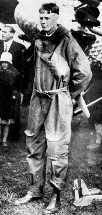 Charles Lindbergh, rekordstor flyver, 1927 af Unbekannt