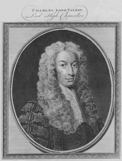 Charles Lord Talbot, Lord High Chancellor, 1786. af Unbekannt